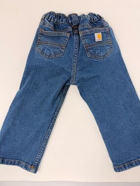 Carhartt Toddler Jeans 18M, Durable Denim Pants, Classic Workwear Style